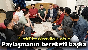 Sürekli’den öğrencilerle sahur: Paylaşmanın bereketi başka…