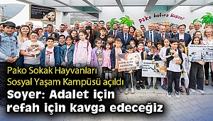 Türkiye’ye örnek Pako Sokak Hayvanları Sosyal Yaşam Kampüsü açıldı