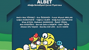 Albet oyuncuları çocuklar için sahne alıyor