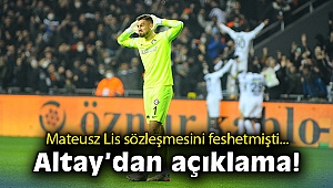 Mateusz Lis sözleşmesini feshetmişti… Altay’dan açıklama!