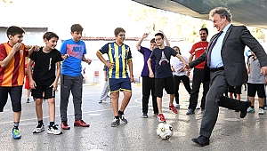 Başkan İduğ mezun olduğu ilkokulda!
