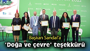Başkan Sandal’a “doğa ve çevre” teşekkürü