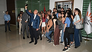 Başkan Selvitopu genç meslektaşlarını ağırladı
