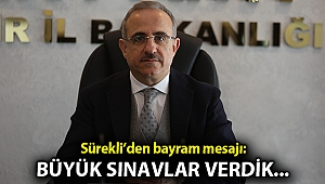 Başkan Sürekli’den Bayram mesajı: “Büyük sınavlar verdik ve başardık”