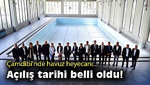 Çamdibi’nde havuz heyecanı… Açılış tarihi belli oldu!