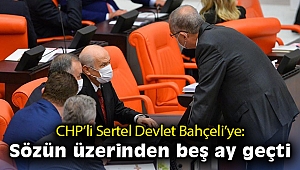CHP’li Sertel Devlet Bahçeli’ye: Sözün üzerinden beş ay geçti