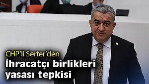 CHP'li Serter’den ihracatçı birlikleri yasası tepkisi