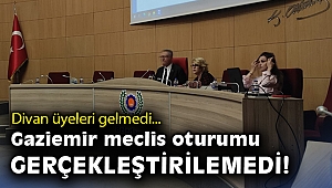 Divan üyeleri gelmedi… Gaziemir meclis oturumu gerçekleştirilemedi!