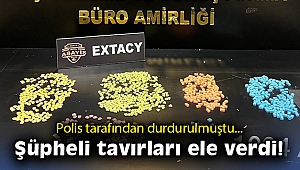 Durdurulan otomobilde binin üzerinde uyuşturucu hap ele geçirildi