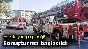 Ege Üniversitesi Tıp Fakültesi Hastanesi'nde yangın paniği