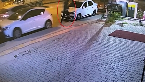 Freni boşalan kamyon 9 aracı biçti, bir sürücü zor anlar yaşadı!