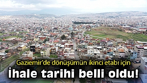 Gaziemir’de dönüşümün ikinci etabı için ihale tarihi belli oldu!