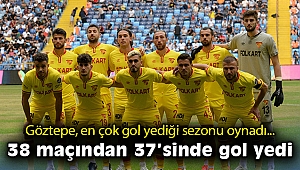 Göztepe, en çok gol yediği sezonu oynadı… 38 maçından 37'sinde gol yedi