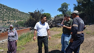 İzmir’de ağılda çıkan yangında 78 küçükbaş hayvan telef oldu