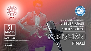 İzmir İl Milli Eğitim Müdürlüğünün ‘Liseler Arası Türk Halk Müziği Solo Ses İcra Yarışması’ finalinde sona gelindi