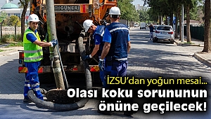 İZSU'dan yoğun mesai! Kanallarda temizlik çalışmalarına hız verildi