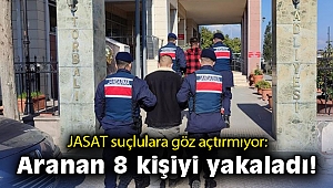 Jandarma dedektifleri İzmir'de, aranan 8 suçluyu yakaladı
