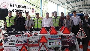Kınık’ta “Reflektör Tak, Görünür Ol” Projesi kapsamında program düzenlendi
