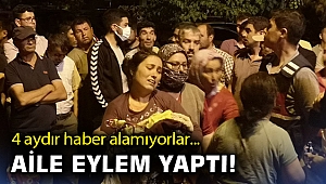 Kızlarının kaçırıldığını iddia eden aile eylem yaptı