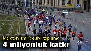 Maraton İzmir’de sivil topluma 4 milyon TL'lik katkı