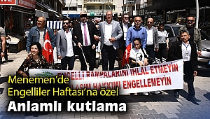Menemen’de Engelliler Haftası kutlandı
