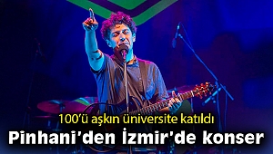 Pinhani İzmir’de gençlere konser verdi