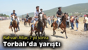 Rahvan Atlar, 7 yıl sonra Torbalı’da yarıştı