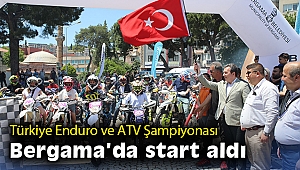 Türkiye Enduro ve ATV Şampiyonası Bergama'da start aldı