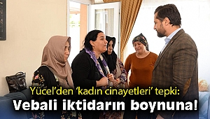 Yücel'den 'kadın cinayetleri' tepki: Vebali iktidarın boynuna!