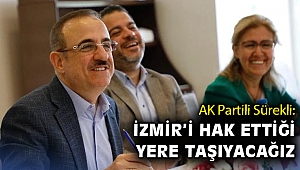 AK Partili Sürekli: İzmir’i hak ettiği yere taşıyacağız