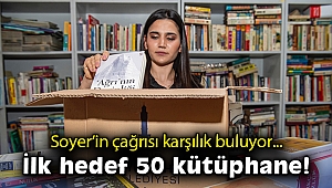 Başkan Soyer’e kütüphane teşekkürü