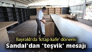 Bayraklı’da ‘kitap kafe’ dönemi