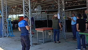 Bergama’da kurban kesim yerlerine denetim
