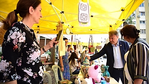 Bornova’da kursiyerlerin sergi heyecanı