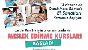 Çeşme’de anneler için meslek edinme kursları başlıyor