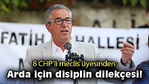 CHP'li meclis üyelerinden Başkan Arda hakkında disiplin dilekçesi