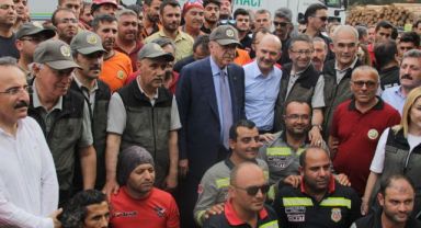 Cumhurbaşkanı Erdoğan: Yangın büyük oranda kontrol altına alındı