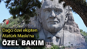 Dağcı özel ekipten Atatürk Maskı’na özel bakım