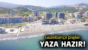 Güzelbahçe plajları yaza hazır!