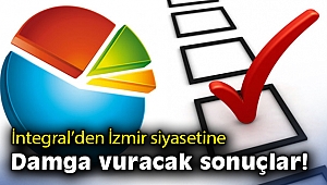 İntegral’den İzmir Siyasetine damgasını vuracak sonuçlar!