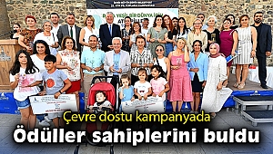 İzmir Büyükşehir’in çevre dostu kampanyasında ödüller sahiplerini buldu