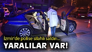 İzmir’de silahı çatışma: 1’i polis 2 yaralı