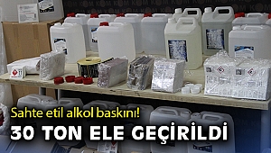 İzmir merkezli 4 ilde sahte etil alkol operasyonu