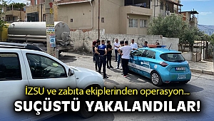 İZSU ve zabıta ekipleri eş zamanlı operasyon yaptı! Vidanjörle kaçak döküm yapanlara suçüstü