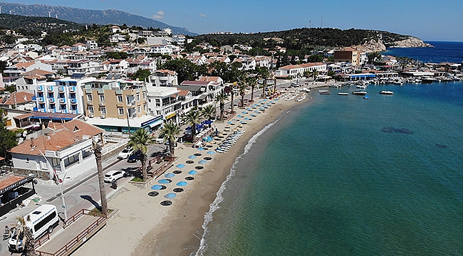 Karaburun’un cennet plajları yaza hazırlanıyor