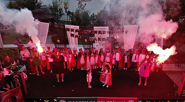 Karşıyaka'nın anaokullarında yıl sonu coşkusu