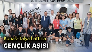 Konak-İtalya hattına gençlik aşısı