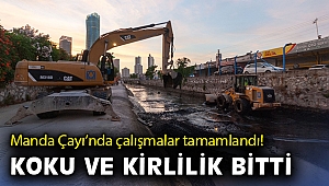 Manda Çayı’ndaki temizlik çalışması tamamlandı