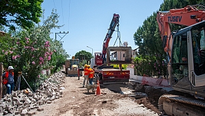 Seferihisar'a yeni yağmursuyu hattı