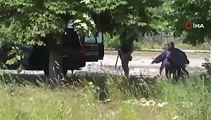 Ukraynalılar bombardıman altında tahliye oldu